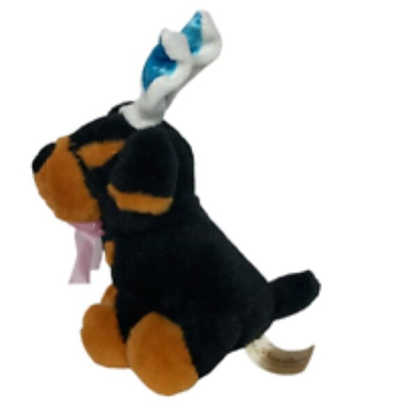 Dan Dee Rottweiler Dog Plush Bunny Ears 8.75" - Picture 4 of 8